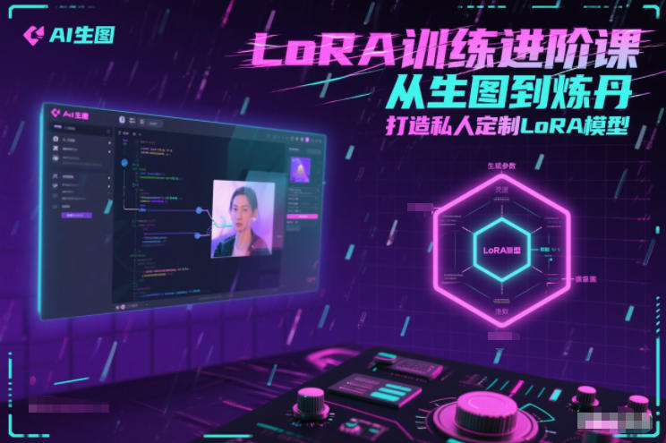 LoRA训练进阶课,从生图到炼丹,打造私人定制LoRA模型-灵感工坊云网创