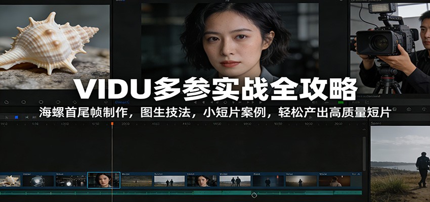 VIDU多参实战全攻略：海螺首尾帧制作，图生技法，小短片案例，轻松产出高质量短片-灵感工坊云网创