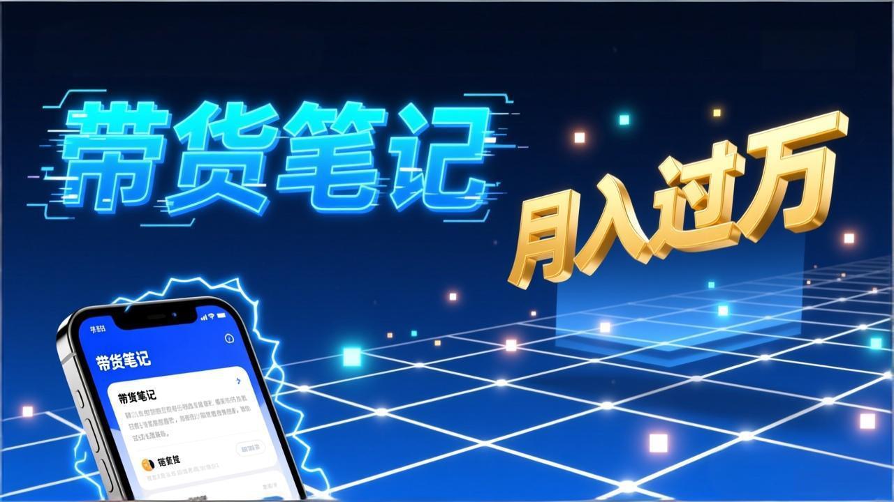 小红书爆款笔记带货实战:拆解封面标题正文全要素,手把手教你单篇笔记带货月入过万-灵感工坊云网创
