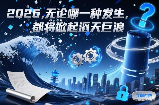 付费文章:2026,无论哪一种发生,都将掀起滔天巨浪-灵感工坊云网创