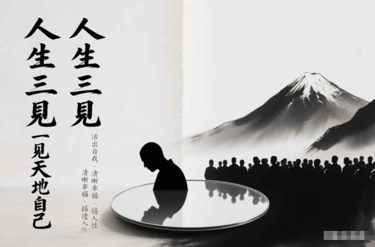 人生三见一见天地见众生见自己,活出自我拥有清晰幸福人生,搞透人性-灵感工坊云网创